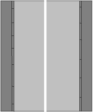 Keep left of the divider; no waiting on either side of the road at any time